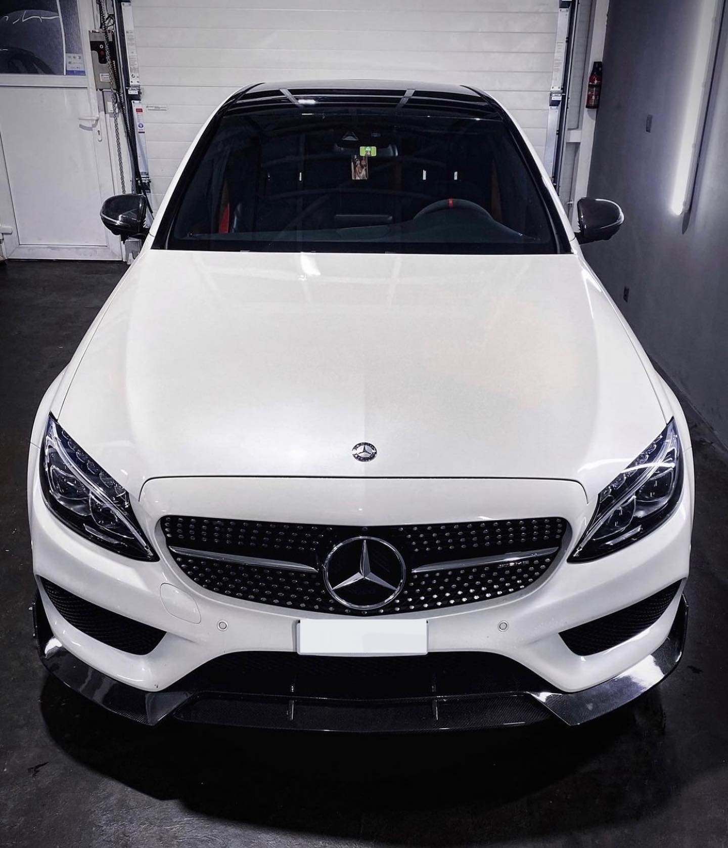 Mercedes C-Klasse W205 Carbon Frontlippe AMG Line – Bild 2