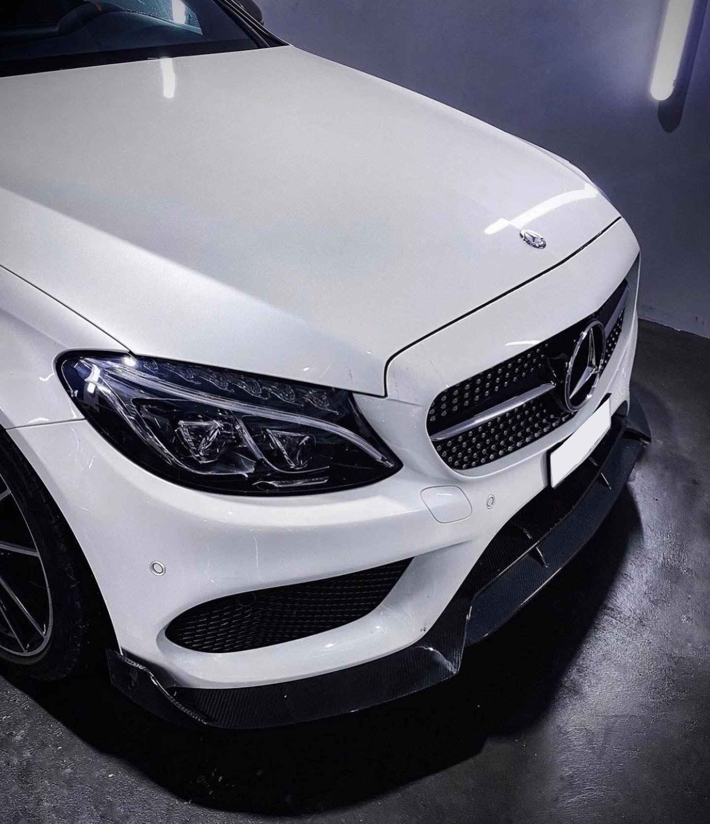Mercedes C-Klasse W205 Carbon Frontlippe AMG Line – Bild 3
