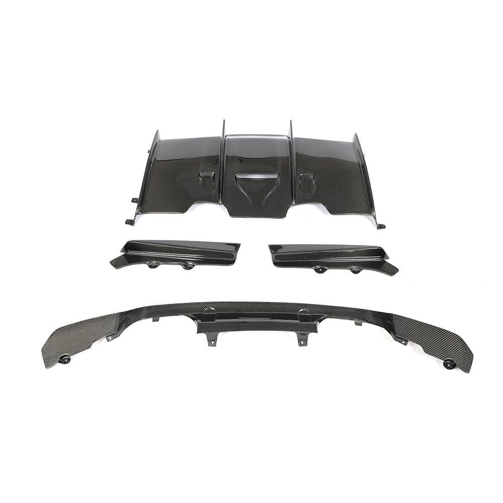BMW F80 M3 F82/F83 M4 4-teiliger Carbon Diffusor – Bild 2