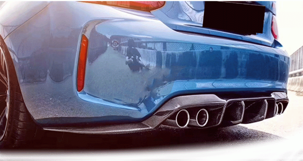 BMW F87 M2 3-teiliger Carbon Diffusor – Bild 3