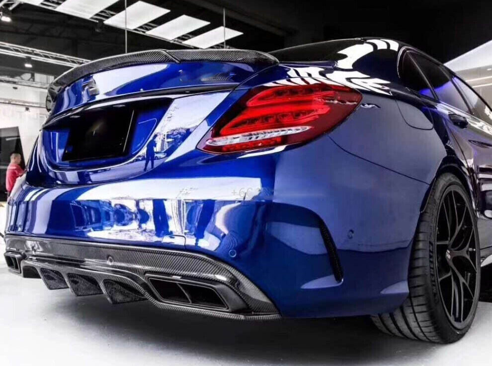 Mercedes C-Klasse W205 C63 AMG Carbon Diffusor – Bild 2