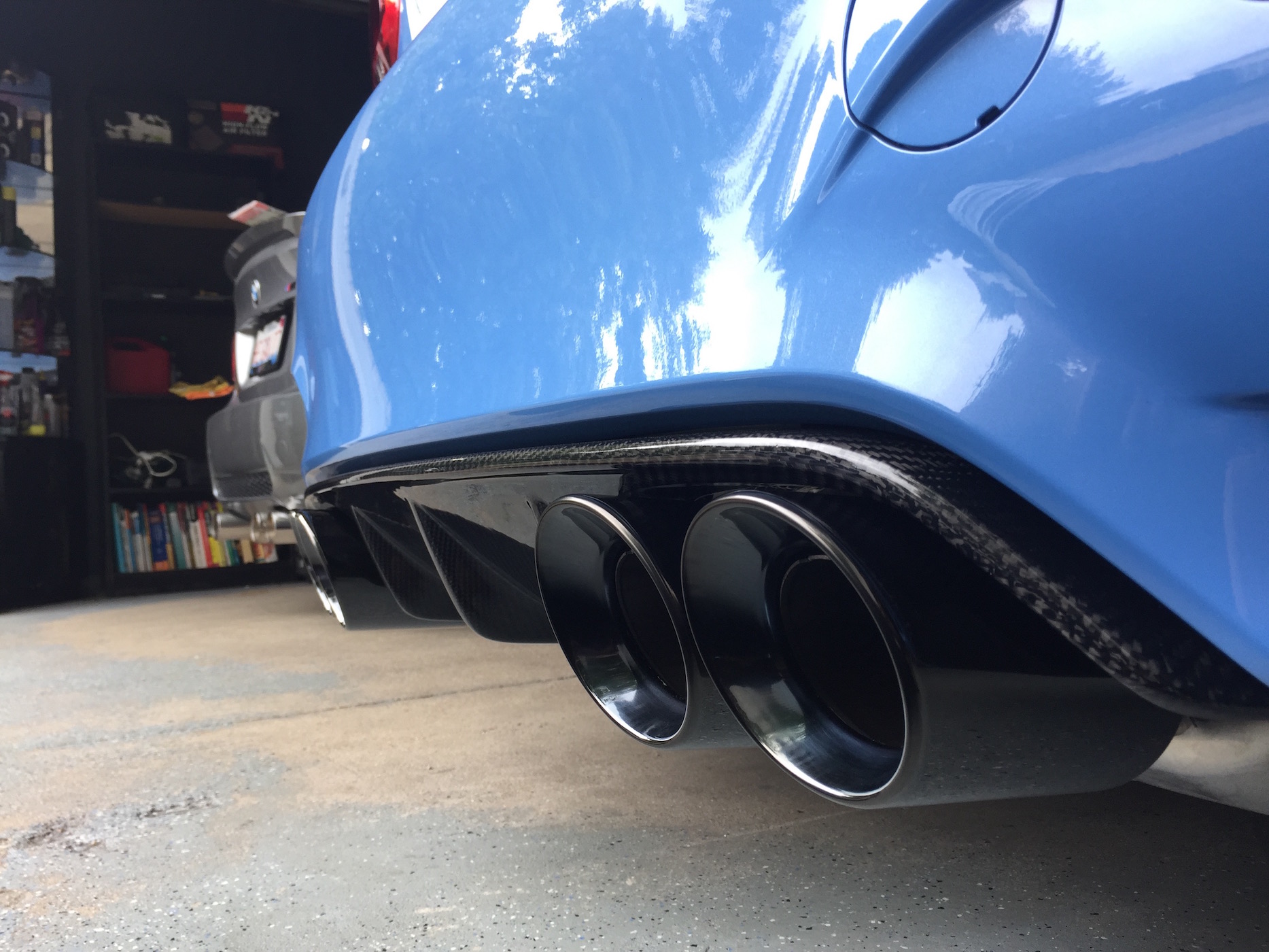 BMW M3 M4 F80/F82/F83 BMS Auspuffblenden – Bild 2